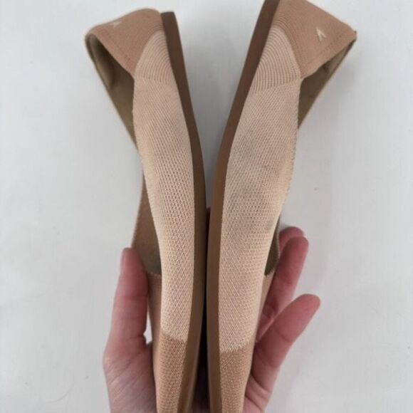 Vivaia Pointed-Toe V-Cut Flats (Valencia 2.0) Wheat Nature Size 11.5,  41.5 - Picture 7 of 11